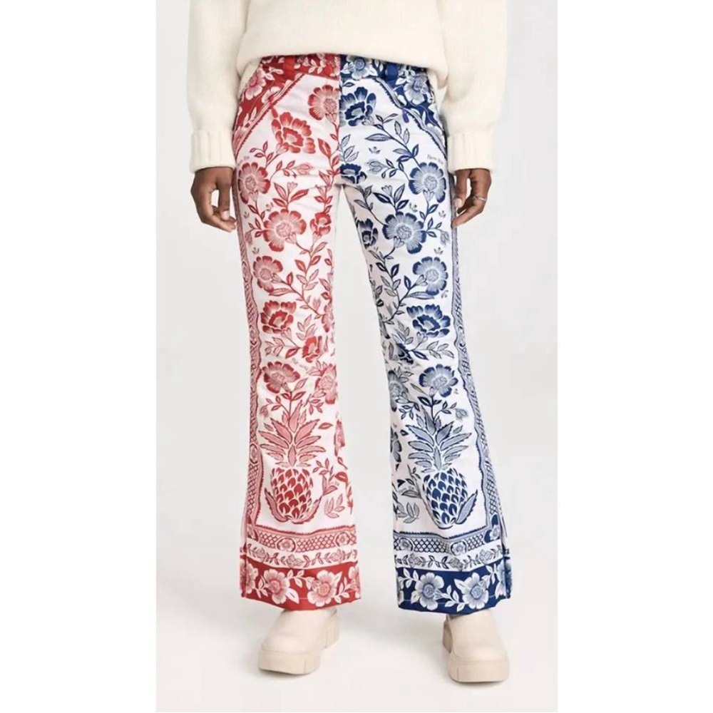 NEW NWT FARM RIO Mixed Pineapple Garden Ski Pants